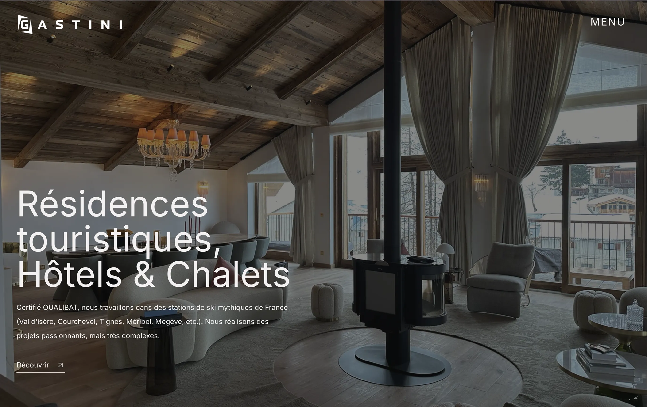 Création d'un site web pour une entreprise dans le domaine du luxe