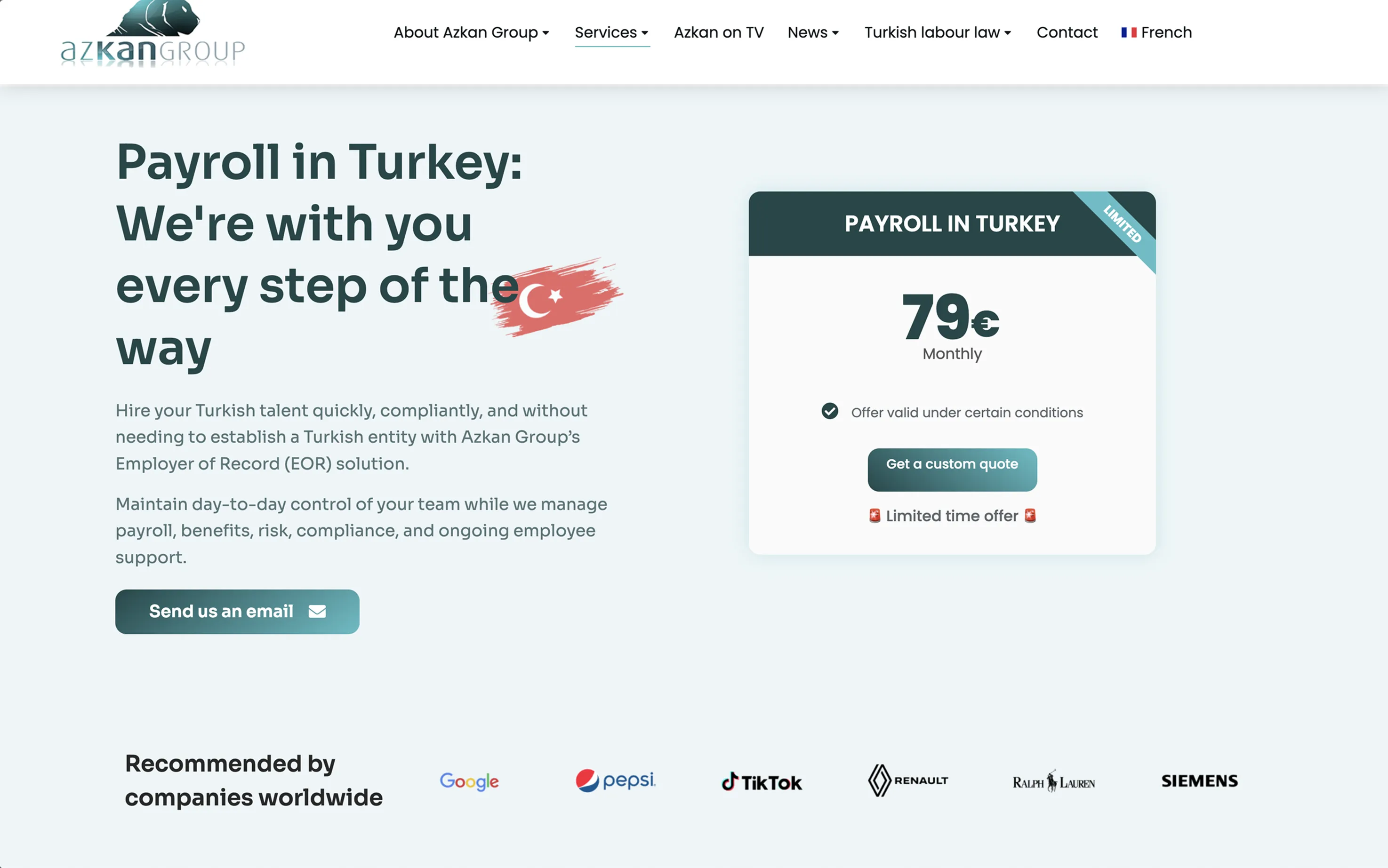Création de landing pages et refonte graphique d'un site wordpress
