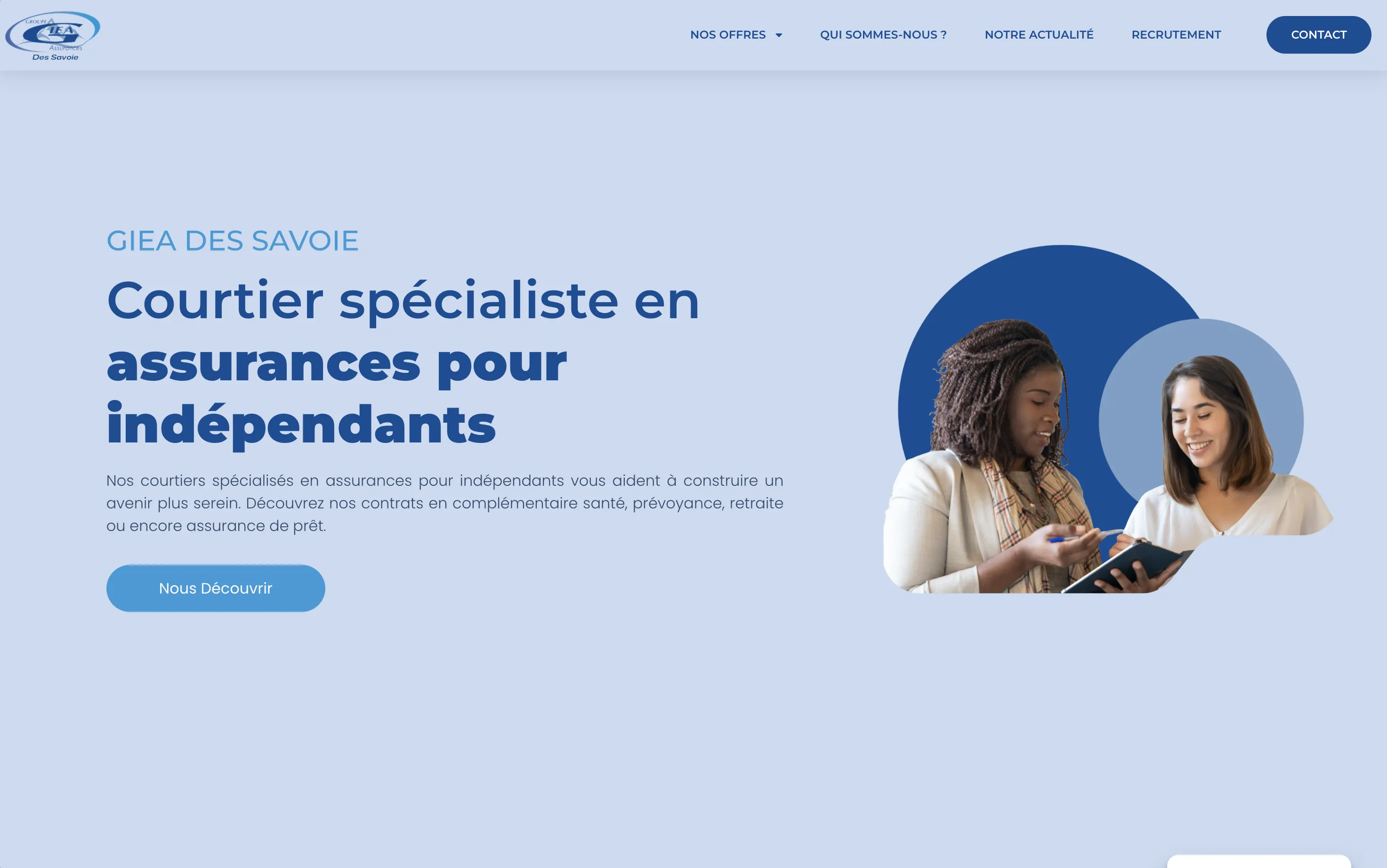 Création d'un site wordpress pour un courtier en assurances